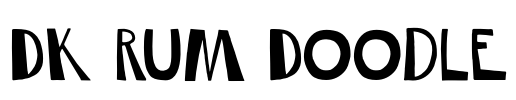 DK Rum Doodle Font Image