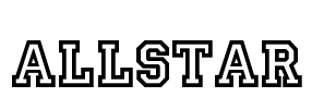 Allstar Font Image