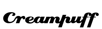 Creampuff Font Image