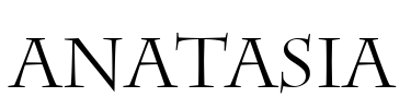 Anatasia Font Image