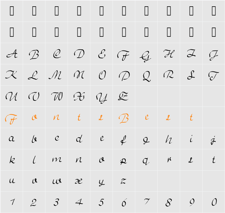 JD Royal Character Map