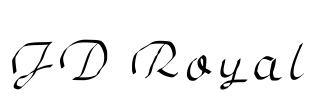 JD Royal Font Image