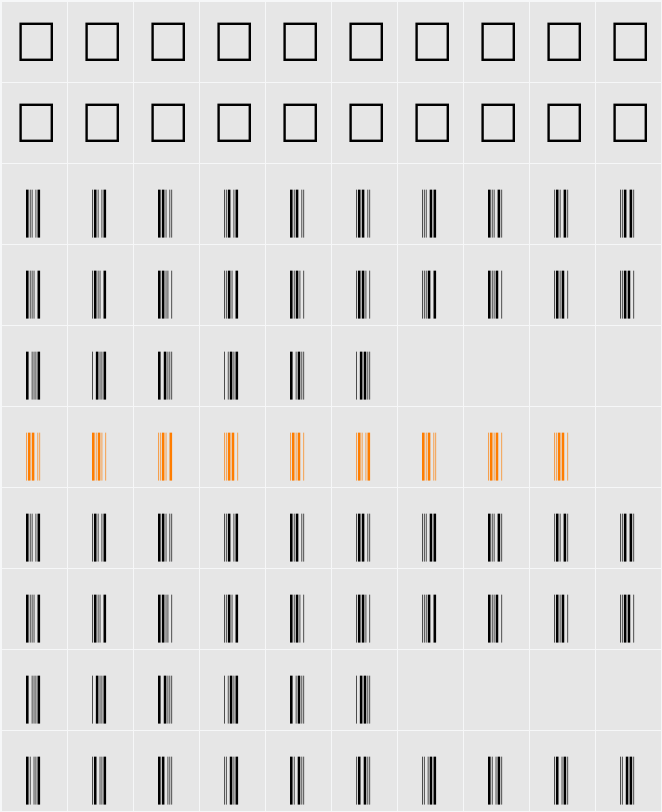 C39P36DmTt Character Map