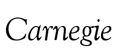 Carnegie Font Image