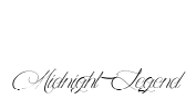 Midnight Legend Font Image