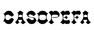 Casopefa Font Image