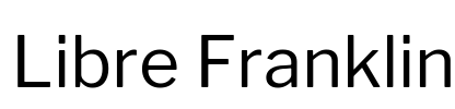 Libre Franklin Font Image