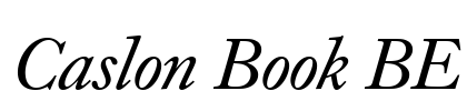 Caslon Book BE