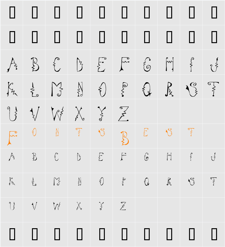 JI-Erugos Character Map