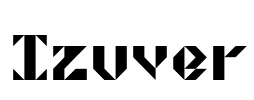 Izuver Font Image