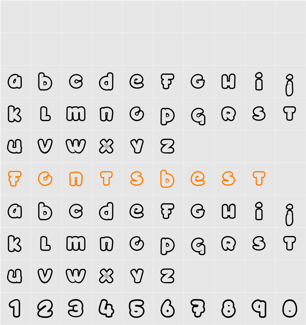 TOYZARUX Character Map