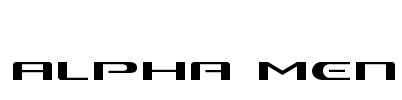 Alpha Men Font Image