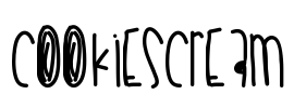 Cookiescream Font Image