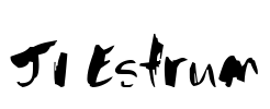 JI-Estrum Font Image