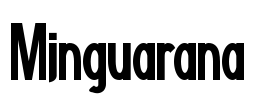 Minguarana Font Image