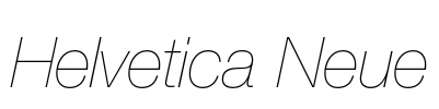 Helvetica Neue Font Image