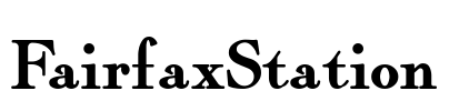 FairfaxStation Font Image