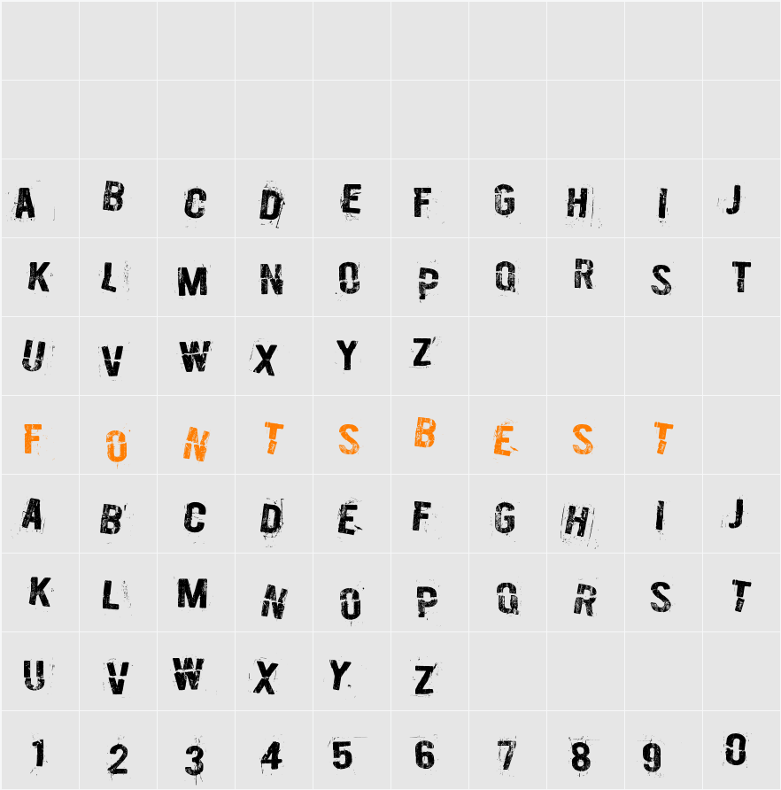 Burn out, fade away Character Map