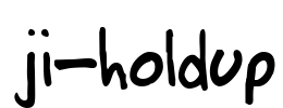 JI-Holdup Font Image