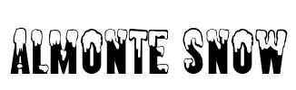 Almonte Snow Font Image