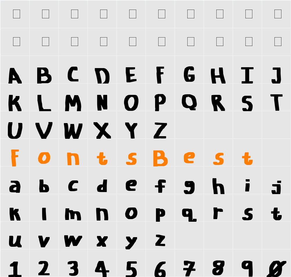 Fat Chicken Character Map