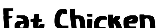 Fat Chicken Font Image