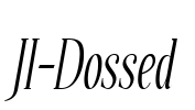 JI-Dossed Font Image