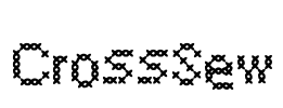 CrossSew Font Image