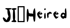 JI-Heired Font Image