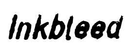 Inkbleed Font Image