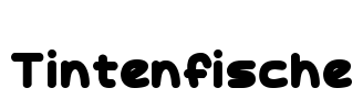 Tintenfische Font Image