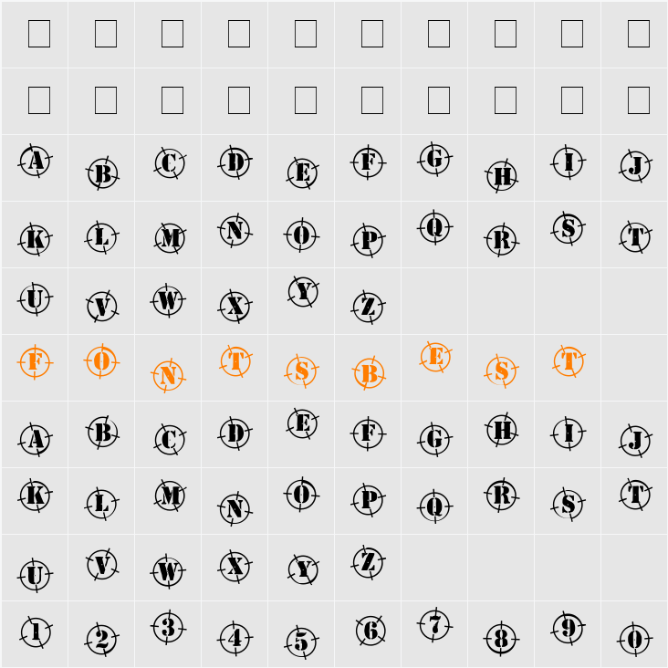 SeeTheBeast Character Map