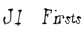 JI-Firsts Font Image