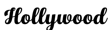 Hollywood Font Image