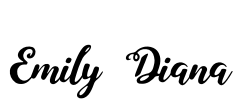 Emily Diana Font Image