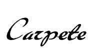 Carpete Font Image