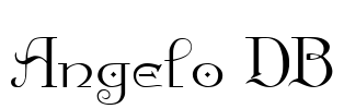 Angelo DB Font Image