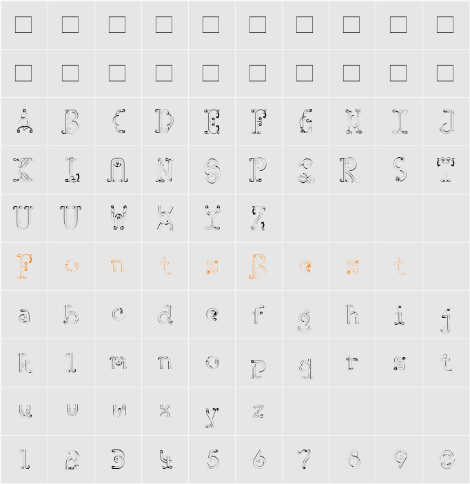 Missionary Character Map