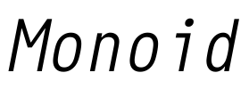 Monoid Font Image