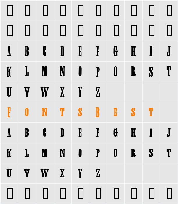 Academy Character Map