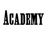 Academy Font Image