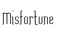 Misfortune Font Image