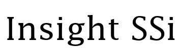 Insight SSi Font Image