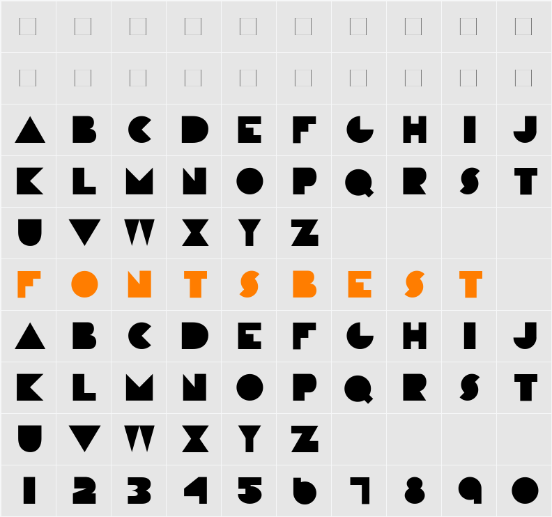 Constructivist-Solid Character Map