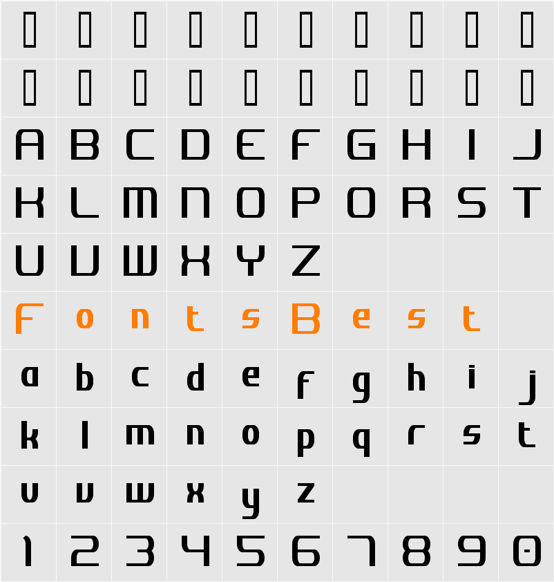 JH_Digital Character Map