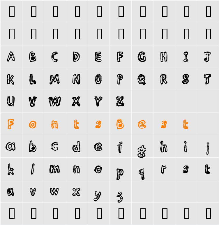 Inlines  Character Map