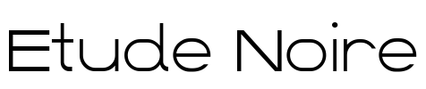 Etude Noire Font Image