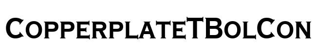 CopperplateTBolCon Font Image