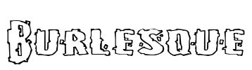 Burlesque Font Image