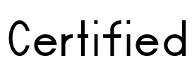 Certified Font Image